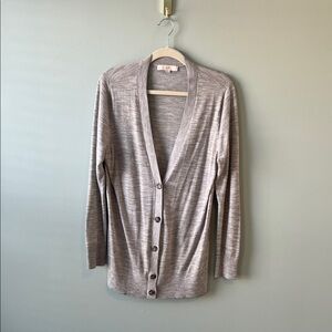 LOFT Light Gray Women's Cardigan